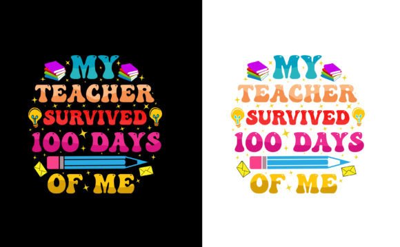 100 Day of School T Shirt Design Amazon