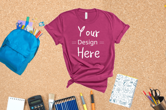 Back to School Berry T-shirt Mockup: A Strategic Tool for Visual Communication