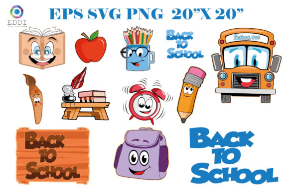 Back to School Clip Art Bundle