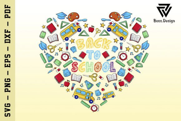 Back to School SVG School Clipart