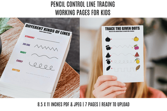 Kids Pencil Control Lines Working Pages: A Practical Tool for Early Learning