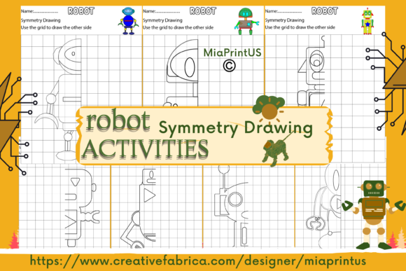Robots Symmetry Drawing: A Creative and Educational Activity for Kids