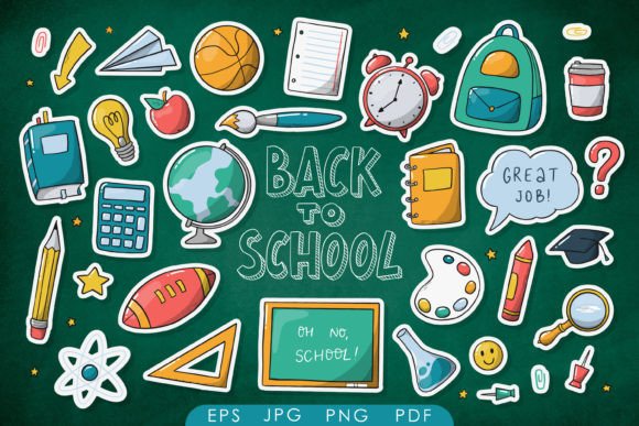 SCHOOL STICKERS DOODLES: A Creative Resource for Educators, Artists, and Entrepreneurs