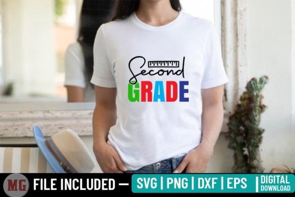 Second Grade- Back to School SVG: A Versatile Design for Creative Projects
