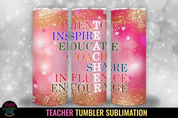 Teacher 20 Oz Tumbler Sublimation