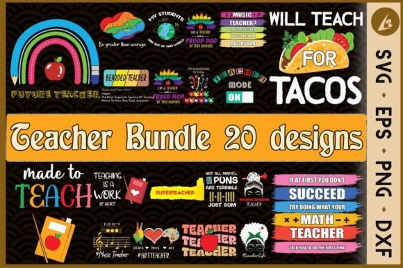 Teacher Bundle SVG 30 Designs
